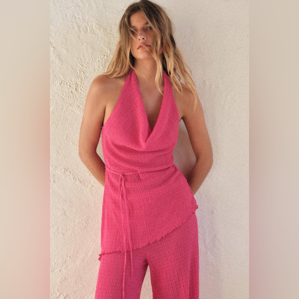 Pink Halter Set